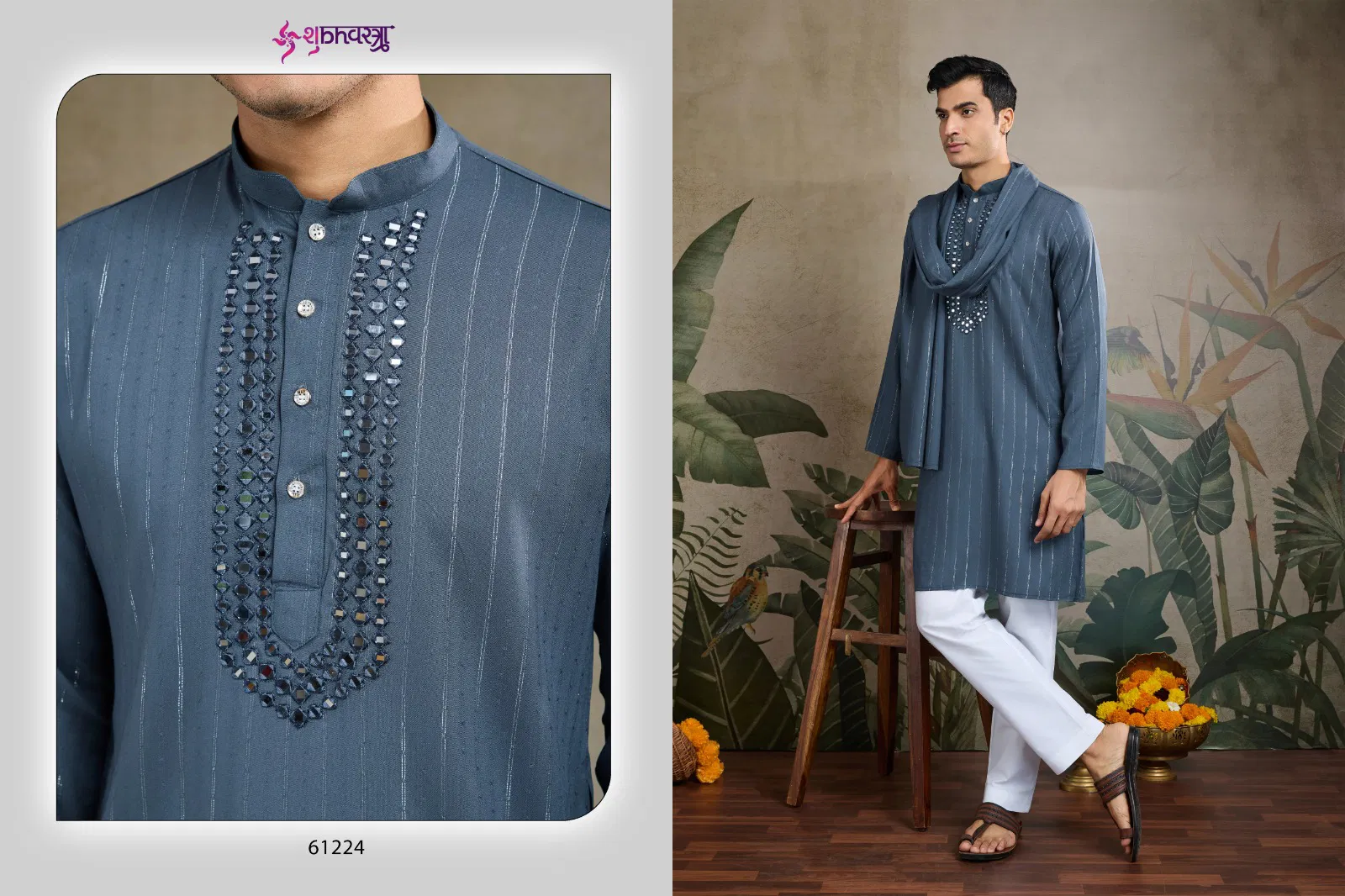 Zari & Weaves Vol 2 by Shubhvastra Mens Kurta With Dupatta Wholesale Online